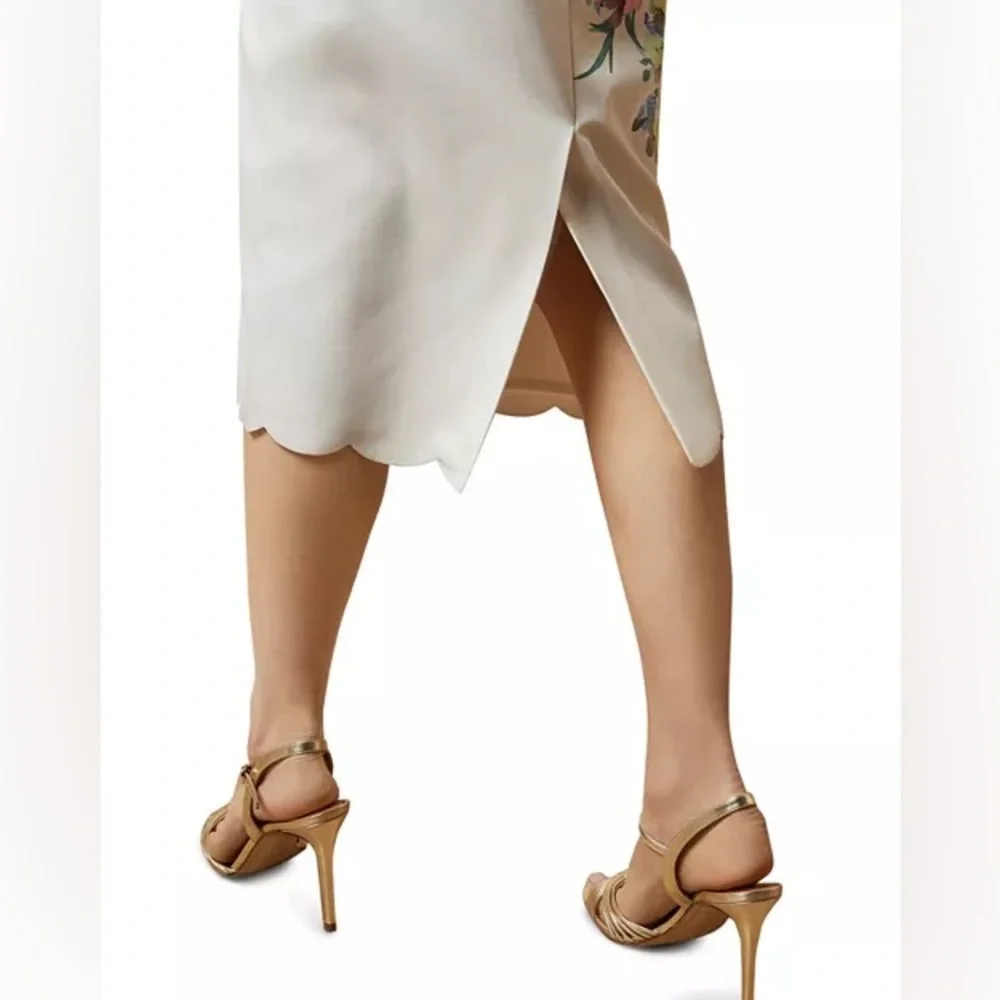 Ted Baker Trixiy Pergola Floral Off the Shoulder Sheath Dress - Picture 8 of 9